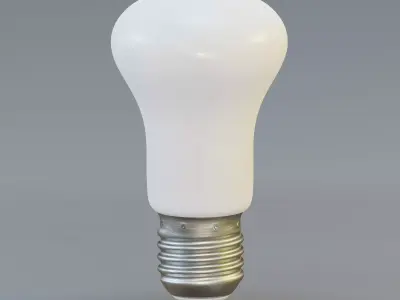 Classictone Superlux light bulb Low-poly 3D model
