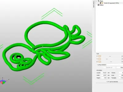 Aqua Feeder Turtle-02 3D print model