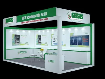 2 side open Stall By SK Visuals 3D model