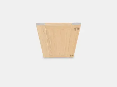 FORSBACKA Door 14 Low-poly 3D model