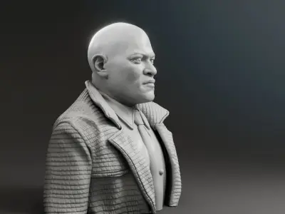 Laurence Fishburne - Morpheus - The Matrix 3D print model