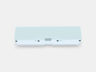 BESTA TV bench with doors 29 Low-poly 3D model