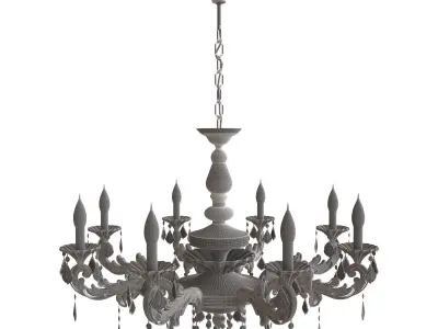 Classic Chandelier 003 3D model