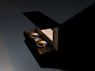 Bathroom washbasin Free low-poly 3D model