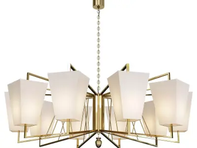 ORIONE CHANDELIER Low-poly 3D model