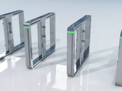 Tripod Turnstile 3D model
