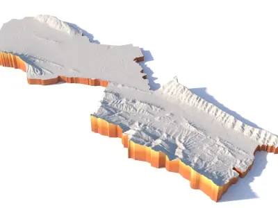 Monterrey City Mexico 3D model purchase