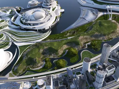 The city of the future Ext. 3D model