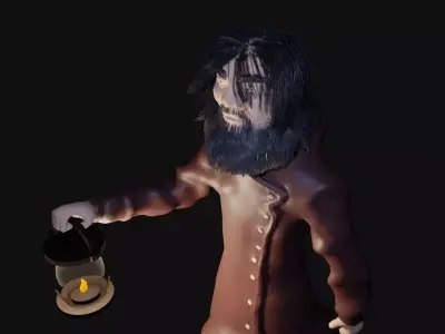 Lanterneiro - Lantern Man 3D model