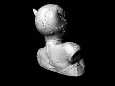 Catwoman Buste 3D print model