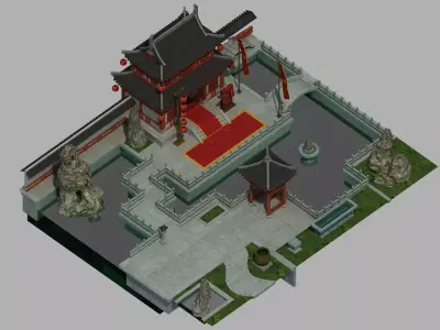 Beijing City Building - Hotel 064 3D model