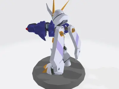 Omegamon Knight 3D print model
