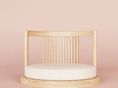 Tatami chair 3D model