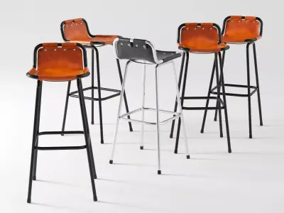 Les Arcs Barstool 3D model