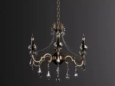 Ceiling light 3D model 47