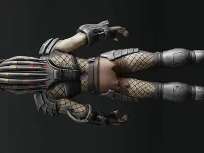 Predator RIGGED3D Character Model Low-poly 3D model