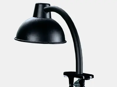 SKURUP Clamp spotlight Low-poly 3D model