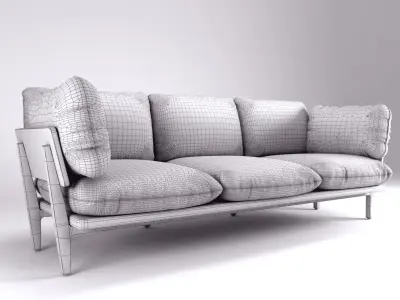 Floyd sofa 3D model Free 3D model