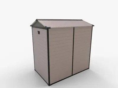 Keter Manor Apex Outdoor Garden Storage Shed 3D model