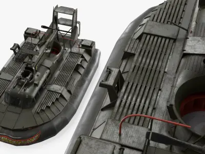  PACV Patrol Air Cushion Vehicle with Armament 