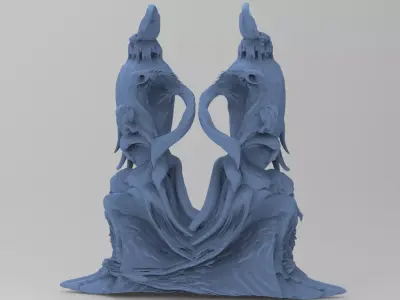 SeaShip stone crest 2 3D model
