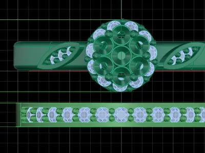 Jewelry ring 157 3D print model