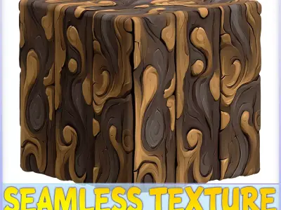 Stylized Wood Seamless Texture Texture 44