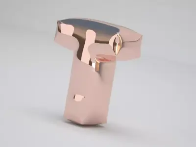 T Balloon Copper 3D model