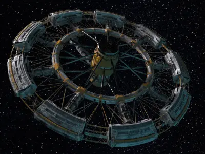 Space Module 003 3D model