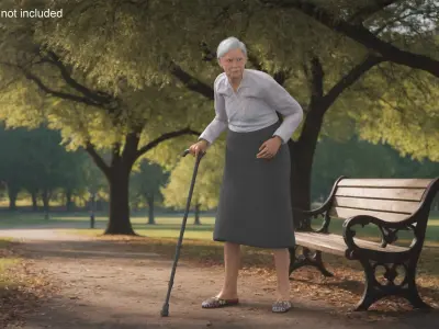  Older Woman Rigged for Maya 