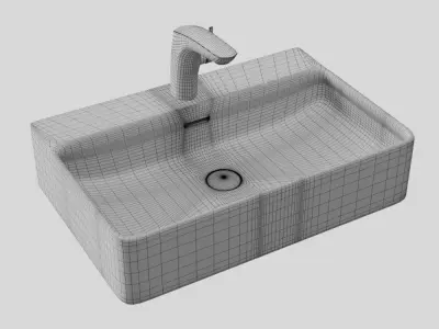 Sink BelBagno BB1338 3D model
