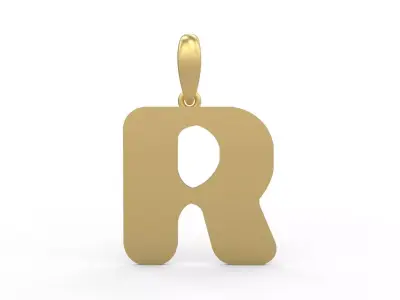 Initial Letters Pendant Sisyphus Light R 3D print model