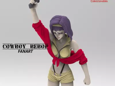 Cowboy Bebop Vol 2 - Faye Full figure 3D print model