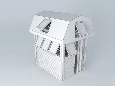 Garden Bedoffice shed Free 3D model