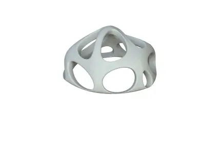 SciFi Cube Object No 53793 Low Poly Shape Low-poly 3D model