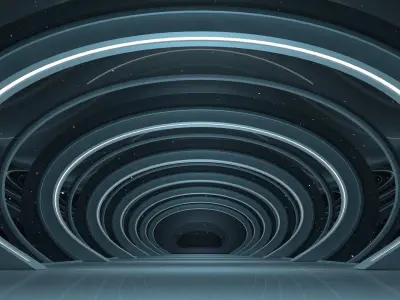 Sci Fi Interior 3D model 2