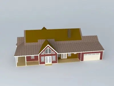 Skinney house Free 3D model