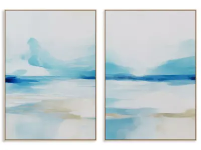 Abstract Painting Frame set 3D model 841