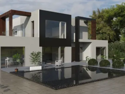 3D Model of Modern Villa 3D model