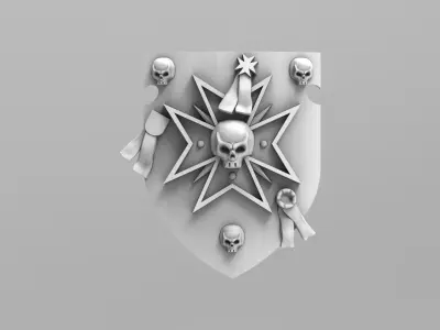 Templar Power Shields 3D print model