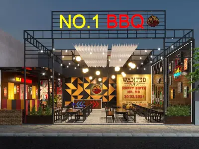 RESTAURANT BEER V1  Low-poly 3D model