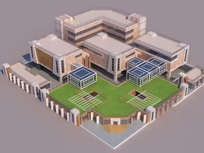 0147 - Modern Building 3D model