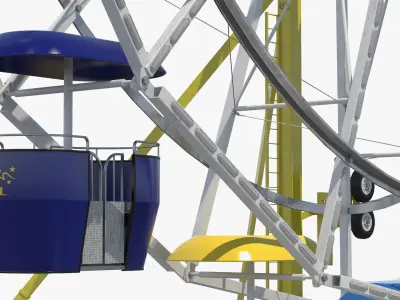  Small Ferris Wheel on Platform 