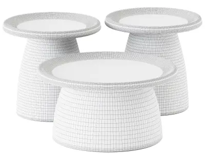 ArtissIn Coffee Table Mushroom Nordic Round 3D model