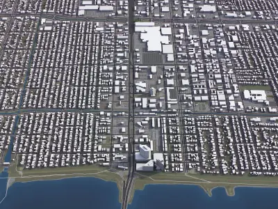 Metairie Low-poly 3D model