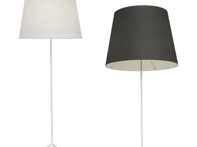 Double Shade Floor Lamp 3D Model  3D model