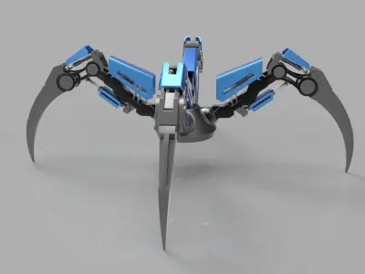 Robot Leg 3D model