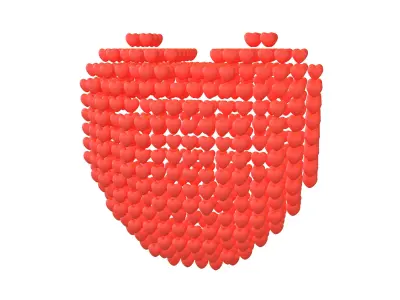 Heart Stylish Style v1 001 3D model