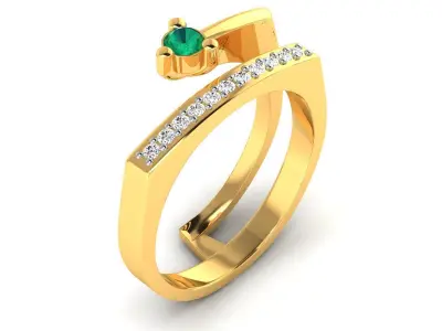 Women Ring 3D print model 111