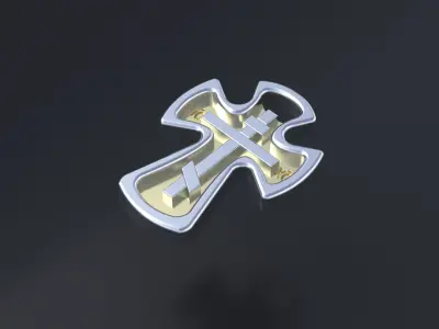 Orthodox cross cnc model or  3D print model